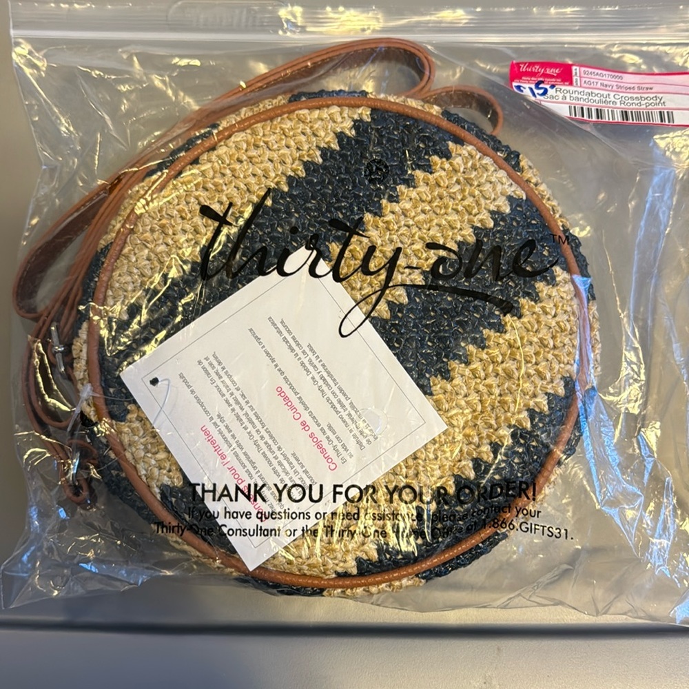 Super cute round crossbody bag new in bag